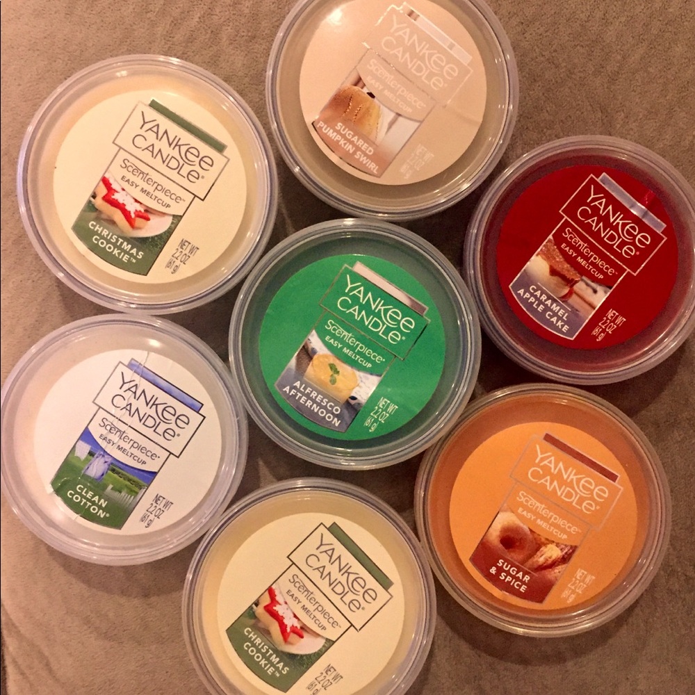 Lot of 7 - Yankee Candle Scenterpiece melt cups